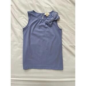 Kate Spade girls size medium periwinkle sleeveless top